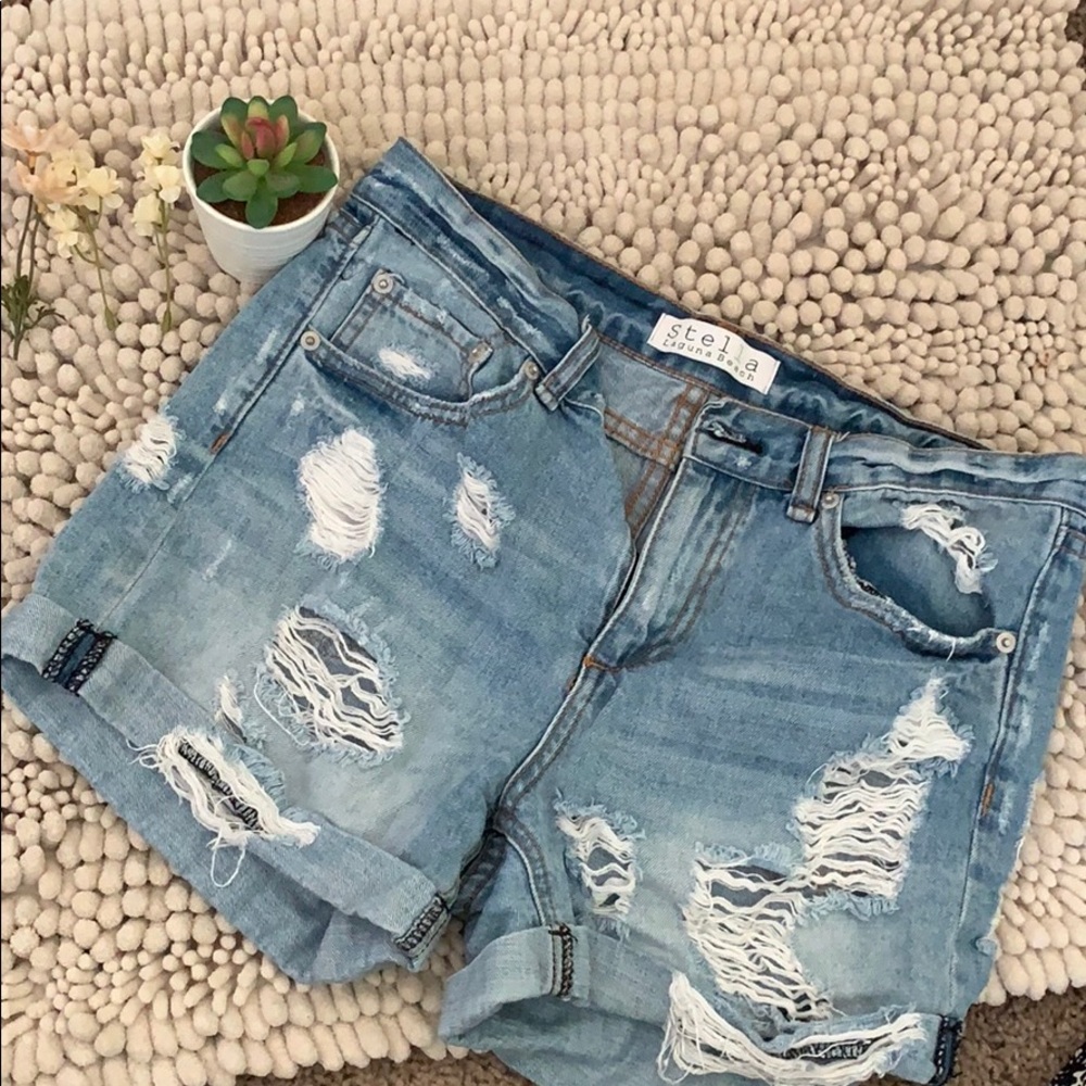 Stella Brand Jean shorts. Size medium